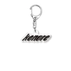 konore OFFICIAL MERCH STOREのkonore LOGO BLACK  Acrylic Key Chain