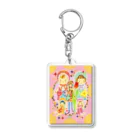 はいからヒストリカルSUZURI店のGO！GO！文化ちゃん Acrylic Key Chain