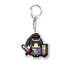 ぱるまな倶楽部のドット絵物語♡勇者vsドラゴン 勇者ver. Acrylic Key Chain