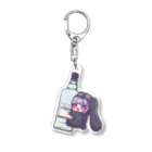 ざこみの酔っ払いざこみちゃん Acrylic Key Chain