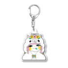 ❄️あかみっこ❄️のアルパカまるめちゃん Acrylic Key Chain