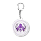 紫猫 千由【ｼﾉﾈ ﾁﾕ】💜🐾🧹の紫猫 千由　公式エンブレム(魔法陣ver.) Acrylic Key Chain