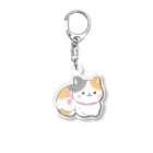 ねこたつ Official Shopのみたらし（三毛猫）キーホルダー アクリルキーホルダー