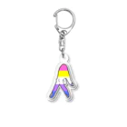 kashiwamochi-NBiの歩く　Bigender Acrylic Key Chain