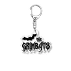 GRIMWORKSのGRIMBATS logo-1 Black Acrylic Key Chain