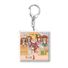 chimpotty shopのたま出し横丁ぽろり唄 Acrylic Key Chain