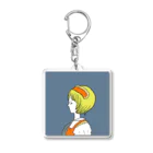 黄昏ガール powered by soro_fufuの黄昏girlNFT_0029.retro_cafe Acrylic Key Chain