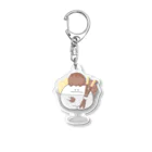 しらたまのしらたまチョコレートパフェ Acrylic Key Chain