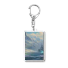 TEAM OS SHOPの冬の山 Acrylic Key Chain