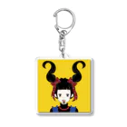 ハナイロの愛溶甘味配布日乙女　黒髪 Acrylic Key Chain