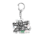 smokingの芸術的なナチュラル Acrylic Key Chain