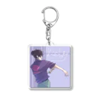 KOOLEs -クールエスのKOOLEs purple shirt. Acrylic Key Chain