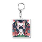 佐倉ぽめらAIart Shop.の可愛い驚き Acrylic Key Chain