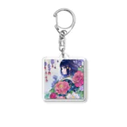 佐倉ぽめらAIart Shop.の感謝 Acrylic Key Chain