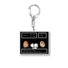 Culture Clubの[ 卵人 ] キーホルダー『8bit』 Acrylic Key Chain