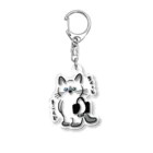 ネコノートショップ（neco-note shop）のビビ（つかねこ） Acrylic Key Chain