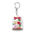 🦛ひぽまるちゃんねる🐨のバラドームミニキャラまるちゃん Acrylic Key Chain