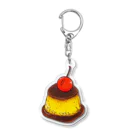 アイスのにこまるプリン Acrylic Key Chain