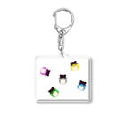 bibittona87のカラフル Acrylic Key Chain