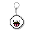 PITTEN PRODUCTSのPIXEL_FACE_01(BEE) アクリルキーホルダー