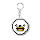 PITTEN PRODUCTSのPIXEL_FACE_02(SURPRISE) アクリルキーホルダー