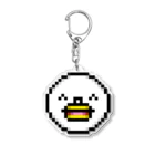 PITTEN PRODUCTSのPIXEL_FACE_04(SMILE) Acrylic Key Chain