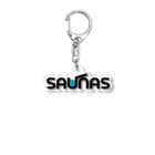 saunas.サウナーズのSaunasName with Ladle. Acrylic Key Chain