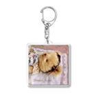 primula_julians_goodsshopのPrimula Julianの横顔くまさん Acrylic Key Chain