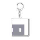 amasawabokuのアマサワサン白灰 Acrylic Key Chain