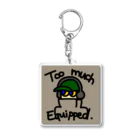 PEZのToo Much Equipped Acrylic Key Chain