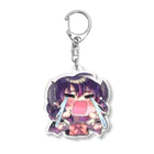 レスティア・アオイ🥐😈のこんてぃあうえーん！ Acrylic Key Chain