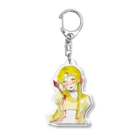 奏のぶっ刺されイエローちゃん Acrylic Key Chain