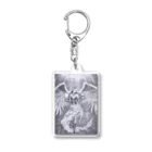 クリスタルファンタジーの勇気と知恵の天使 Acrylic Key Chain