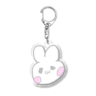 みっさっやさんのみっさっゆるうさぎのあいてむ Acrylic Key Chain