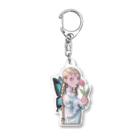 NYANの春の訪れ Acrylic Key Chain