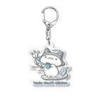 itsuto-こねこしょうしょうめんへらの「こねこヒロはやめられない」 Acrylic Key Chain