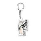 ayatoraの返り討ち猫 Acrylic Key Chain