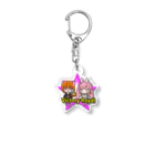 えおはらぶゆっこCH!!公式キャラクターShopのゆっこちゃんandまっちゃん（星） Acrylic Key Chain