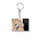 みつまめこshopの見えてますよ Acrylic Key Chain