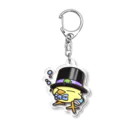 ひよこ男爵とまだむにゃんのおねむ男爵 Acrylic Key Chain