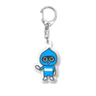 ぷなりつのとんがりマスク(ブルー) Acrylic Key Chain