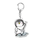 ぽとすたんぷの#ネコになりたいペンギン Acrylic Key Chain
