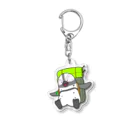 村のペンギンSHOPのキャンプペンギングッズ Acrylic Key Chain