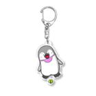 村のペンギンSHOPのコウテイペンギンの赤ちゃん Acrylic Key Chain