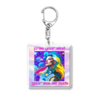 Modern PsychedelicのFree your mind#2 Acrylic Key Chain