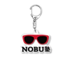 NOBU塾【公式】SHOPのNOBU塾【公式】-赤サングラス アクリルキーホルダー