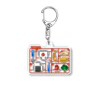 いちごちゃんのOBENTO(glitch) Acrylic Key Chain