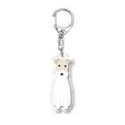 ゆいたっく／犬イラストのワイヤーフォックステリア2 Acrylic Key Chain