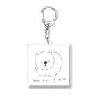 ねこの森雑貨店(SUZURI店)のウォンバット Acrylic Key Chain