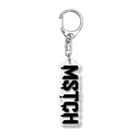 MUSUTCH（むすっち） SHOPのMSTCH黒ロゴアクリルキーホルダー Acrylic Key Chain